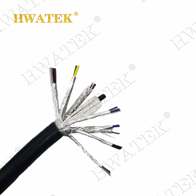 1P×28AWG+2C×26AWG PVC Jacket Shield Multicore Cable UL 20276 Acciaio in scatola