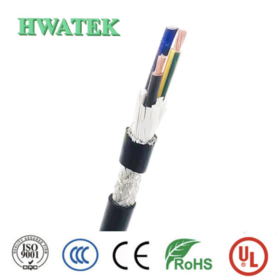 UL 2423C 2095 3C×18AWG del cavo flessibile industriale multiconduttore dell'ardesia del rivestimento di PVC alfa