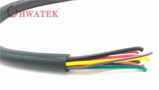 Cavo flessibile industriale UL2517 4C×24AWG+W con isolamento e guaina in PVC per applicazioni a 105°C 300V