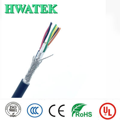 UL21408 2C×18AWG con filo di drenaggio Rame stagnato flessibile isolamento XLPE guaina XLPE 300V 105℃ cavo resistente all'olio