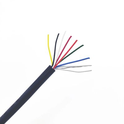 Cavo flessibile industriale UL2464 con configurazione 2C×18AWG+10C×24AWG+W, classe di infiammabilità VW-1 e certificazione UL