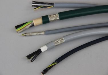 Cavo elettrico incagliato del cavo a catena di resistenza della guaina di PUR per industria delle macchine utensili