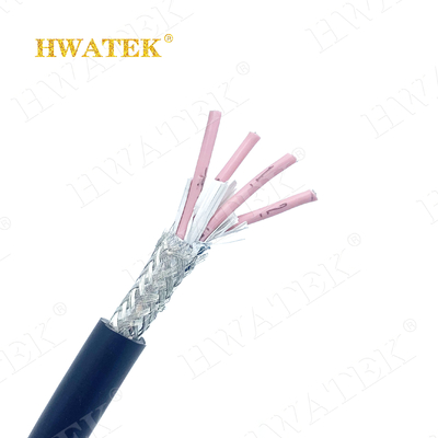 UL flessibile Unshielded 2464 300V del cavo del PVC di BK 10C 22AWG